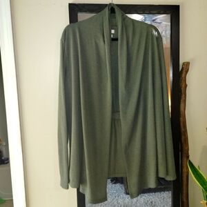 Van Heusen sz L Sage Green Cardigan